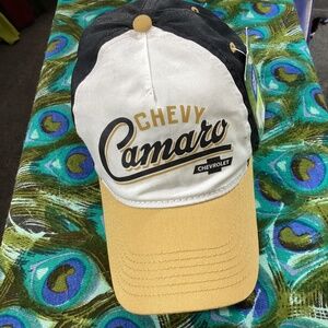 GM Chevy Camaro Chevrolet, SnapBack Hat, Color White, Yellow, Black NWT